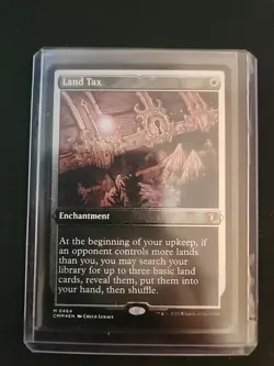 Land Tax (Foil Etched) Commander Masters Foil - Image 1