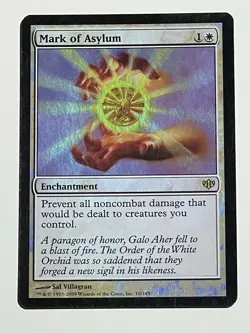 MTG Mark of Asylum Conflux 10/145 Foil Rare Magic the Gathering - LP+ see pics - Image 2