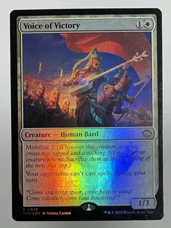 Voice of Victory - Tarkir: Dragonstorm - FOIL - MTG Magic The Gathering - Image 1