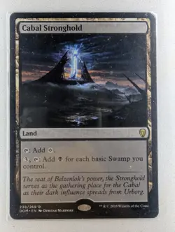 Cabal Stronghold Dominaria Regular Magic the Gathering MTG - Image 1