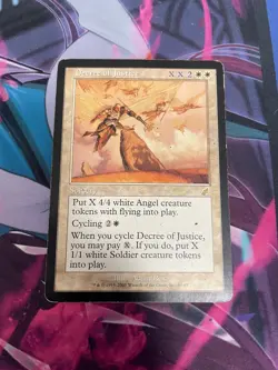 MTG - DECREE OF JUSTICE - RARE - SCOURGE - HP - Image 1