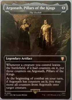 Magic LOTR Argonath Pillars of The Kings 0351 Borderless Non Foil NM/M - Image 1