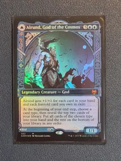 MTG Alrund, God of the Cosmos - Showcase Foil - KHM - Near Mint+ Condition - Image 1
