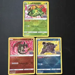 Pokemon Go TCG Radiant Charizard, Radiant Venusaur, Radiant Blastoise - Bundle - Image 1
