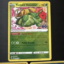 Pokemon Go TCG Radiant Charizard, Radiant Venusaur, Radiant Blastoise - Bundle - Image 2
