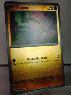Trapinch - POKEMON - Phantasmal Flames - 051/094 - Reverse Holo - NM - Image 2