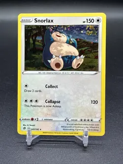 Snorlax 141/192 Rebel Clash 2020 Cosmos Holo Rare Holo Pokemon TCG Card - Image 1