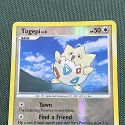 Pokemon TCG | Togepi Great Encounters 88/106 Reverse Holo Common | 2008 Vintage - Image 2