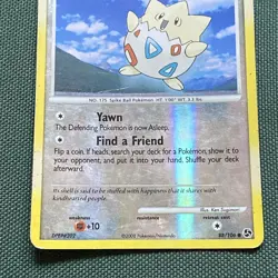Pokemon TCG | Togepi Great Encounters 88/106 Reverse Holo Common | 2008 Vintage - Image 3