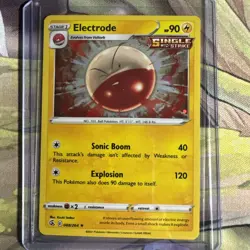 Pokemon Electrode Fusion Strike 88/264 Holo Rare COSMO SWIRL Sleeved Top Loaded - Image 1