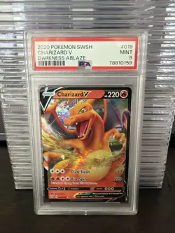 2020 Pokemon Darkness Ablaze CHARIZARD V PSA 9 - Image 2