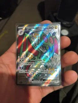 Pokemon TCG Noivern EX 220/091 S&V Paldean Fates Shiney Ultra Rare Holo - Image 5