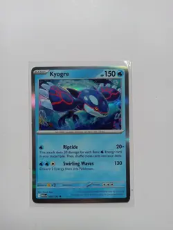 Kyogre 034/132 Holo Mega Evolution NM Pokemon Card - Image 1