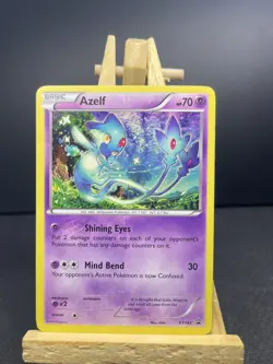 Pokemon TCG Azelf XY142 X and Y Black Star Promo Holo LP - Image 1
