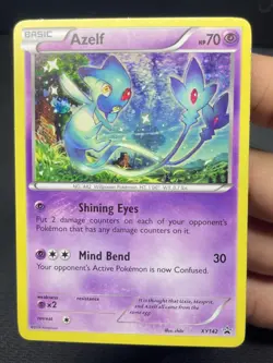 Pokemon TCG Azelf XY142 X and Y Black Star Promo Holo LP - Image 3