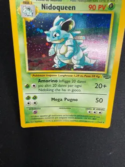 Pokemon Nidoqueen 7/64 Jungle Rara Holo Unlimited Wizards ITA Carte Vintage - Image 3