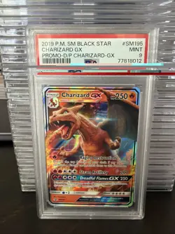 2019 Pokemon Black Star Promo CHARIZARD GX PSA 9 - Image 4
