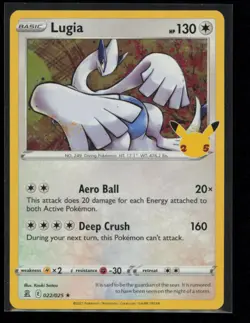 Lugia 022/025 Pokemon Celebrations Rare Near Mint Holo - Image 1