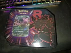 Pokemon Destined Rivals Team Rocket Tin Nidoking EX Sealed. - Image 1