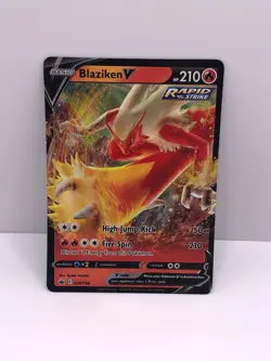 Blaziken V 2021 Pokemon Sword & Shield Chilling Reign #20 Ultra Rare Holo NM - Image 1
