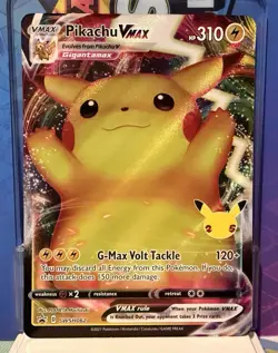 Pokemon Pikachu VMAX Black Star Promo Holo SWSH: Sword & Shield SWSH062 NM/M - Image 1