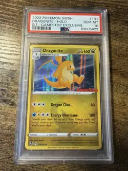 Dragonite 131/195 PSA 10 GameStop Exclusive Stamp Pokemon Slab - Image 1