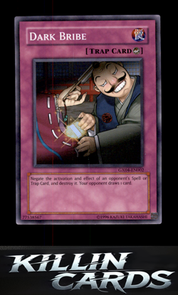 Dark Bribe (GX Tag Force 2) GX04-EN002 Super Rare Yu-Gi-Oh! Video Game Promotion - Image 1