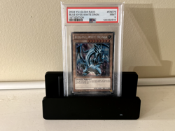 2024 Yu-Gi-Oh! RA03 1st Edition Blue-Eyes White Dragon #RA03-EN079 PSA 9 MINT - Image 1