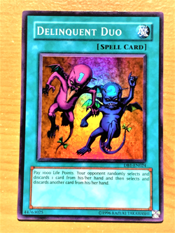 yugioh Delinquent Duo DB1-EN024 Unlimited Edition Super Rare near mint - Image 2