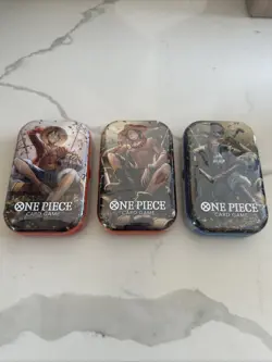 *NEW**SEALED* Bandai One Piece Tin Vol.2 OP TS-02 OP-13 (Set of 3) - Image 1