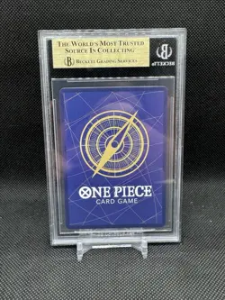 BGS 10 PRISTINE Monkey D. Luffy King One Piece Foil Convention Promo P-043 - Image 2