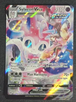 Sylveon VMAX TG15/TG30 Ultra Rare Pokemon SWSH09 Brilliant Stars Trainer Gallery - Image 2