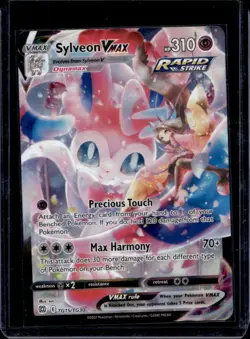 2022 Pokemon SWSH Brilliant Stars Sylveon VMAX Trainer Gallery #TG15/TG30 - Image 1