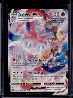 2022 Pokemon SWSH Brilliant Stars Sylveon VMAX Trainer Gallery #TG15/TG30 - Image 1