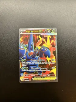POKEMON TCG Mega Heracross ex 108/094 Me02: Phantasmal Flames Holo - Image 2