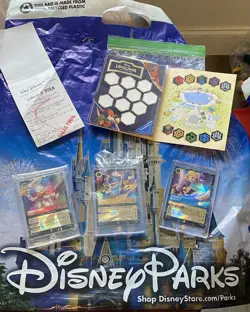 Disney Lorcana Stitch Rock Star Donald Duck Pie Slinger Rapunzel Epcot Festival - Image 1