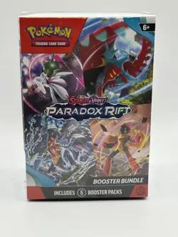 Paradox Rift Scarlet & Violet POKEMON TCG Booster Bundle Box - 6 Booster Packs - Image 1