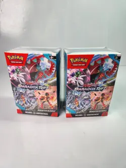 Pokemon TCG: Scarlet & Violet Paradox Rift Booster Bundle New Sealed Lot of 2 - Image 1