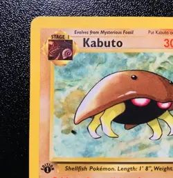 Kabuto 1st Edition Pokemon TCG Fossil Set 50/62 - NEAR MINT! - Image 4
