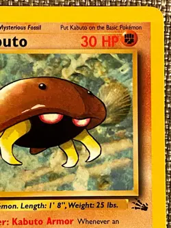 Kabuto 1999 Pokemon TCG Fossil Set 1st Edition #50/62 - Near Mint - Image 4