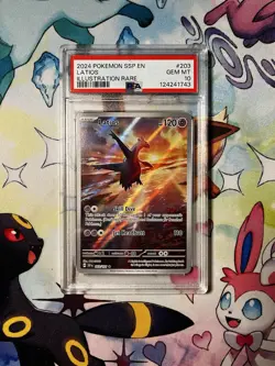 PSA 10 Latios 203/191 Pokemon Scarlet Violet Surging Sparks Illustration Rare - Image 1