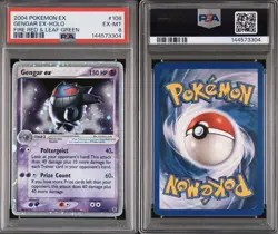 PSA 6 *NEW CERT* 2004 POKEMON EX FIRE RED & LEAF GREEN #108 GENGAR EX-HOLO - Image 3
