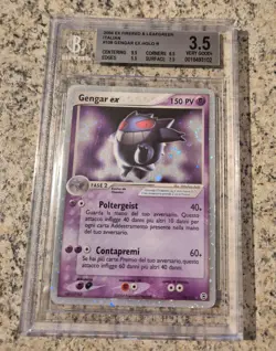 2004 Pokemon EX FireRed and LeafGreen Italian Gengar EX HOLO R BGS 3,5 108/112 - Image 1