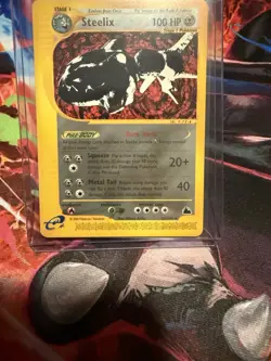 Pokemon Card Steelix Skyridge 31/144 Rare Non-Holo NM Near Mint WOTC E-reader - Image 1