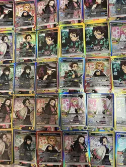 Union Arena Demon Slayer SR And Action Point Card Lot - Image 2