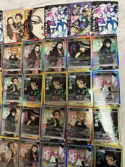 Union Arena Demon Slayer SR And Action Point Card Lot - Image 3