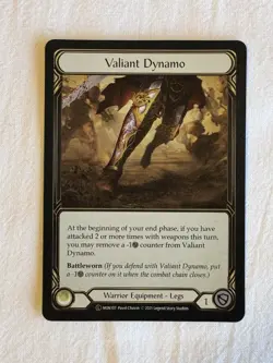 Valiant Dynamo / 1st Edition Cold Foil Flesh And Blood: Monarch - Image 1