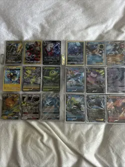Pokemon Card Lot 24 Cards EX V GX Full Arts Blastiose Sylveon lot - Image 1