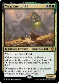 MTG English Ygra, Eater of All NM Foil Bloomburrow - Image 1