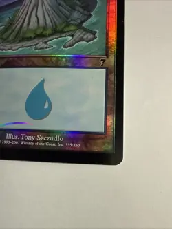 Magic the Gathering MTG Card: Island FOIL 332/350 Seventh 7th Edition Rare! - Image 2